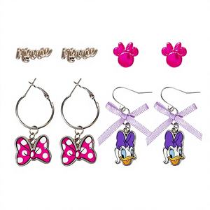 Juego de Joyería Infantil de Mickey y Minnie Mouse, Aretes Hipoalergénicos con Dijes Colgantes, 150 Unidades, Caja al por Mayor - Product Image 1