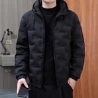 Doudoune pour homme, manteau d'hiver unisexe, style tendance, doudoune longue respirante de haute qualité pour homme