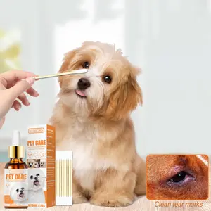 Yegbong 100% Natural Organic Non-irritating Gentle Eye Cleaning Drop Universal For Cats Dogs Pet Tear Stain Remover