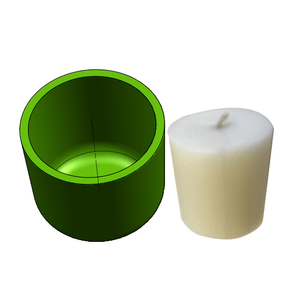New DIY Large Bubble Holder Making 3d Flower Pillar <strong>Wax</strong> <strong>Melt</strong> Silicone Candle Molds - Product Image 1