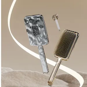 Anti Static Fluffy Air Cushion Comb With Airflow And Floral Fragrance Belt Cleaning Brush Hair Massage Comb