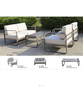 Yuning मलफी सिल्वर गार्डन के लिए 4 आउटडोर फर्नीचर का डिजाइन पार्क के लिए 4 आउटडोर फर्नीचर का सेट - Product Image 2