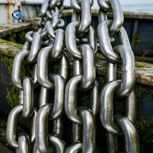 Cadena Soldada de Acero Aleado Galvanizado en Caliente Confiable G80 G70 G43 G30 con Certificaciones CE <span class=keywords><strong>e</strong></span> <span class=keywords><strong>ICO</strong></span> para Aparejos de Elevación - Product Image 4