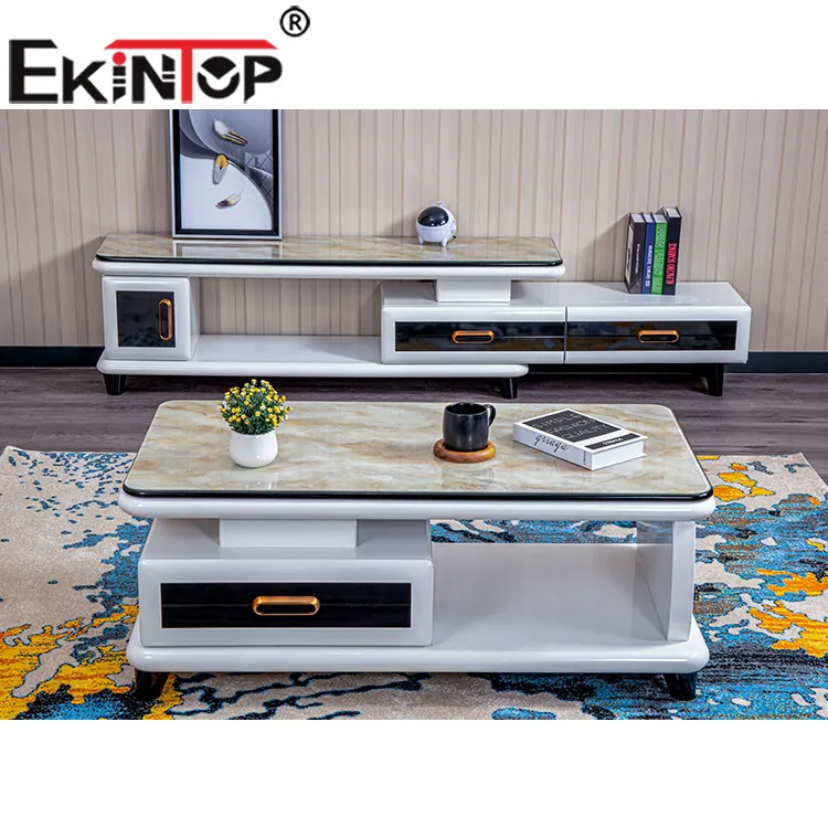 Ekintop Offre Spéciale table de centre de café de luxe meuble tv nordique meubles table basse et meuble TV