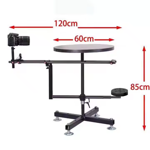 <strong>360</strong> Photography Turntable Rotating Horizontal Vertical Platform <strong>Photo</strong> <strong>Booth</strong> Panoramic Photography Video Display Stand Turntable - Product Image 2