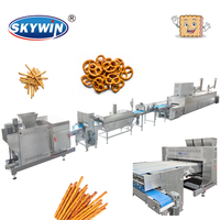 Ligne de production de Machine de fabrication de biscuits Skywin Bretzel Snack Machine Petit biscuit pour les entreprises