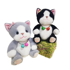Lindo Peluche de Zorro de Terciopelo <span class=keywords><strong>con</strong></span> Relleno de Algodón PP, Muñeco de Confort Rosa para Niñas, Compañero de Gato <span class=keywords><strong>con</strong></span> Campana para Niños, Venta al por Mayor - Product Image 5