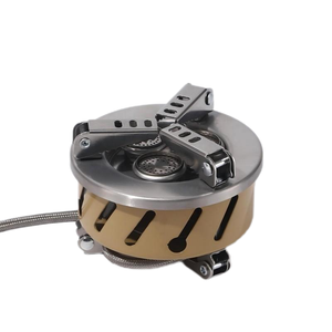 Fornello Portatile Pieghevole a Butano per Campeggio, Leggero, per Escursioni e Picnic, OEM, Antivento, Sicuro, a 3 Fuochi - Product Image 2