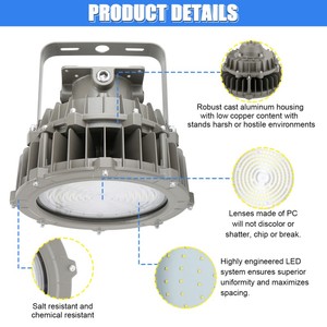 Iluminação Industrial, Holofote à Prova de Explosão 200w, Luz LED Externa à Prova de Explosão, Lâmpadas de Alta Potência 150w - Product Image 6