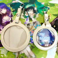 Vente en gros de housse de protection Barji en cuir PU pendentif Barji sac d'affichage d'insigne de dessin animé sac de rangement Barji