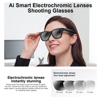 Lunettes de prise de vue avec réduction de bruit ENC, stabilisation d'image EIS, assistant vocal IA, fonction d'appel, traduction et reconnaissance d'objets