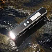 Lampe torche rechargeable ultra-lumineuse longue portée, lampe de travail multifonctionnelle magnétique, étanche, portable, lumière puissante
