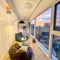 Ventana Abatible de Aluminio con Rotura de Puente Térmico y Seguridad Contra el Viento, con Herrajes Alemanes para Proyectos