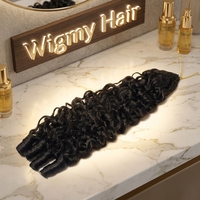 Extensions de cheveux humains bruts 100% naturels pour tresses bohèmes, cheveux au crochet effet plume, cheveux au crochet à nœuds miracle, bouclés birmanes pour tressage