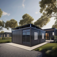 Maison Conteneur Modulaire Préfabriquée Personnalisée pour l'Hiver – Excellentes Critiques pour Usage Bureau, Maisons et Appartements Préfabriqués pour Complexes Hôteliers