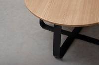 Table basse en bois massif en chêne pour salon, pubs, bars et bureaux