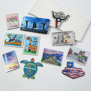 Tùy Chỉnh Làm Bằng Gỗ Nam Châm Thủ Công Mỹ Nghệ Trang Trí London Du Lịch Lưu Niệm Hai Lớp 3D Gỗ MDF Tủ Lạnh Nam Châm Trẻ Em Ngày - Product Image 2