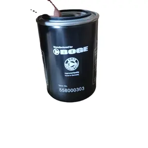 Elemento filtrante dell'olio del filtro del compressore d'aria BOGE 558000303