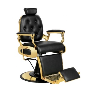Modern salon mobilya siyah kuaförlük ekipmanı erkek kuaför berber koltuğu - Product Image 1