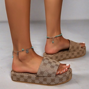 Bestseller 2025 Designer Nouvelles Chaussures d'Été Compensées à Plateforme avec Soutien de la Voûte Plantaire, Tongs, Claquettes et Sandales pour Femmes - Product Image 3