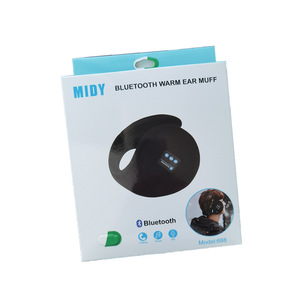MIDY Bluetooth Warm Ear Muff Black Wireless Music Sports Earmuffs Model 688 - Product Image 5