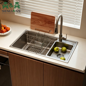 Set di Mobili per Cucina e Bagno in Legno Massello, Melamina e MDF, Standard Americano, per Appaltatori di Progetti Edili, Vendita all'Ingrosso SLS - Product Image 4