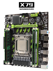 มาเธอร์บอร์ด X79 <span class=keywords><strong>DDR3</strong></span> LGA 2011ชิปเซ็ต Intel ความจุแรมสูงสุด64GB สำหรับเดสก์ท็อปเกมพีซีผลิตภัณฑ์ใหม่ - Product Image 3
