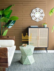 Mesa de Centro Multifuncional Decorativa de Lujo Moderna y Ecológica con Incrustaciones de Madreperla para Muebles de Sala de Estar - Product Image 3