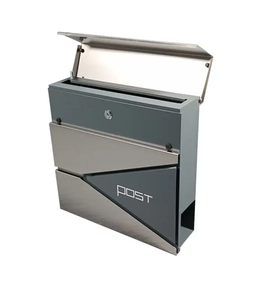 Cassetta postale moderna per esterni Smart in metallo con cassetta postale commerciale montata <span class=keywords><strong>a</strong></span> parete con imballaggio commerciale per la consegna dei pacchi <span class=keywords><strong>Smartbox</strong></span> - Product Image 2