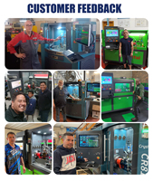 Herramientas de Diagnóstico Inteligentes Crystal, Máquina de Prueba de Inyectores de Combustible Diésel, Banco de Pruebas Common Rail con Codificación CR318C