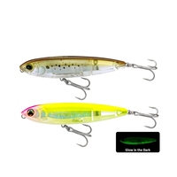 TOPRIGHT PE220 100 mm 17,5 g Leurre de Surface Topwater Walker pour Eau Salée, Stickbait Flottant 3D à Bille Interne, Leurre-Crayon