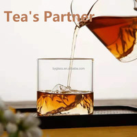 Offre Spéciale haute Borosilicate verre clair bière tasse créative verre vin Vodka whisky tasse montagne à l'intérieur verre tasse tasses