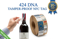 Échantillon Gratuit Personnalisé pour Étiquette Anti-Contrefaçon Mini RFID NFC 424 DNA, Authentification de Produits de Luxe, Passeport Numérique de Produit