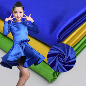 Tissu satiné extensible dans les deux sens, 90% polyester, 10% élasthanne, directement de l'usine, pour maillots de bain et robes, prix avantageux ! - Product Image 1