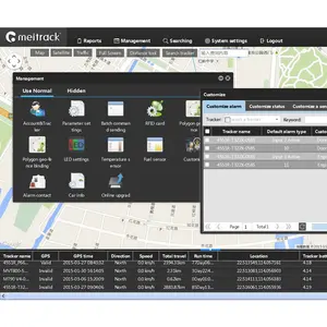 Meitrack لتحديد المواقع نظام تتبع مع تقارير متعددة