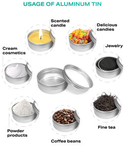 Aluminum Tin Jars 5ml 10ml 15ml 20ml 30ml 50ml 60ml 150ml Empty Refillable Containers for Cosmetics Cream Ointment Tea in Stock - Product Image 5