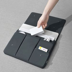13/14/15/16 Inch Multi-Pocket Laptop Sleeve Bag for Travel Business Notebook Tablet Carrying Case - Product Image 4