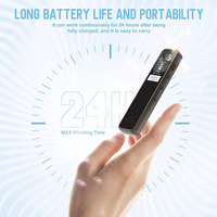 Enregistreur vocal numérique miniature avec fonction d'enregistrement des appels pour iPhone, formats WMV/WAV, mémoire 64 Go, batterie 220 mAh, modèle C7+