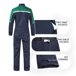 Custom Men's Mechanic Worker Jumpsuit Safety Workwear Overall Work Suit Coveralls for Working - Product Image 6