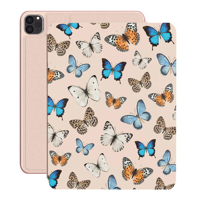 High Quality Pastel for Leopard Print TPU iPad Air 13-inch Tablet Computer Protective Case Strong Magnetic Intelligent