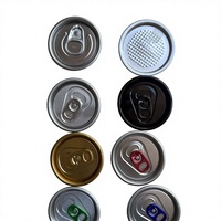 Vente en gros de canettes en plastique PET transparentes pour soda et bière, avec logo personnalisé, 150-1000 ml, avec anneau de traction et couvercle facile à ouvrir