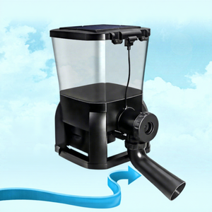 جهاز تغذية أسماك البركة والكوي بالطاقة الشمسية من جيباو بسعر الجملة، مع توقيت وكمية محددة، سعة كبيرة 5-10 لتر - Product Image 2