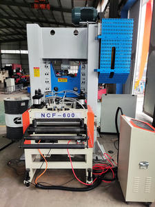 하이 퀄리티 완전 자동 비계 강철 데크 패널 생산 라인 기계, 금속 계단 트레드 머신 - Product Image 6