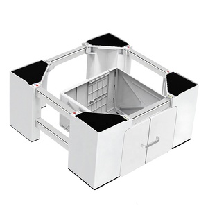 Soporte Móvil con Carro Ajustable, Armario de Plástico <span class=keywords><strong>para</strong></span> Nevera, <span class=keywords><strong>Lavadora</strong></span>, Muebles de Baño - Product Image 1