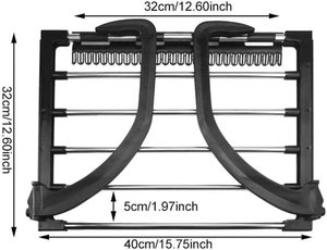 Stendibiancheria in acciaio inossidabile pieghevole stendino porta biancheria appendiabiti <span class=keywords><strong>per</strong></span> radiatori - Product Image 4