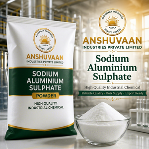 Poudre d'alumine sodique de qualité industrielle et alimentaire, sulfate de sodium et d'aluminium de haute pureté, traitement de l'eau, fabricant, exportateur, approvisionnement en vrac - Product Image 1