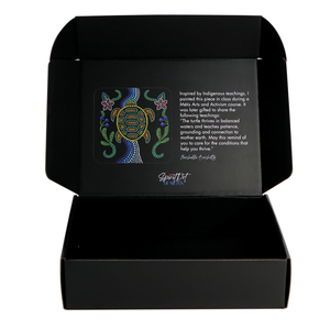 Caja de Cartón Reciclado Ecológica para Envíos, con Estampado en Caliente Plateado, Caja de Regalo para Envíos - Product Image 1