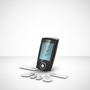 เครื่องบำบัดด้วยระบบดิจิตอลพร้อมรีโมทคอนโทรลไร้สายและแบตเตอรี่ในตัวสำหรับบรรเทาอาการ<span class=keywords><strong>ปวด</strong></span> 36 โหมด เครื่องนวดกล้ามเนื้อ - Product Image 1