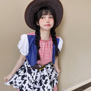 Disfraz Popular <span class=keywords><strong>de</strong></span> Toy Story para Cosplay, Disfraz <span class=keywords><strong>de</strong></span> Novia <span class=keywords><strong>de</strong></span> <span class=keywords><strong>Woody</strong></span> para Mujer Adulta, Vestido <span class=keywords><strong>de</strong></span> Vaquera del Oeste para Niñas, Disfraz <span class=keywords><strong>de</strong></span> Halloween - Product Image 5