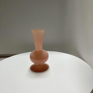 <span class=keywords><strong>Vaso</strong></span> di vetro di forma del cilindro colorato stile nordico personalizzato <span class=keywords><strong>con</strong></span> Base per la decorazione domestica - Product Image 4